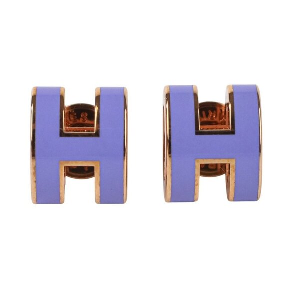 HERMES Rose Gold Earrings - Picture 1 of 10